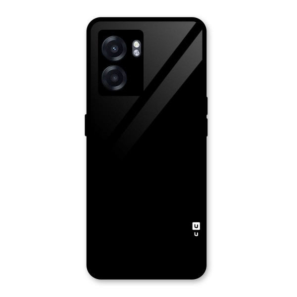 Just Black Glass Back Case for Oppo K10 (5G)