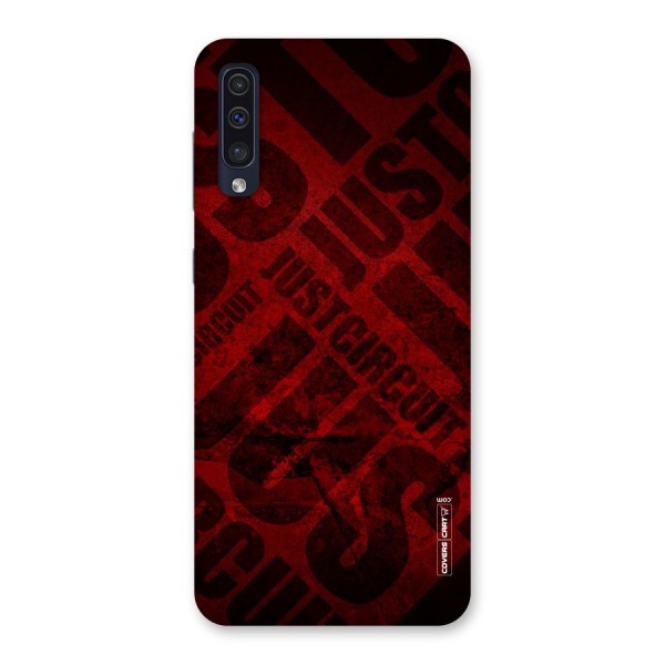 Just Circuit Back Case for Galaxy A50