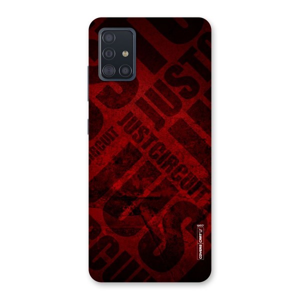 Just Circuit Back Case for Galaxy A51