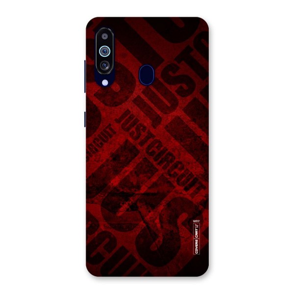 Just Circuit Back Case for Galaxy A60