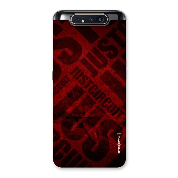 Just Circuit Back Case for Galaxy A80