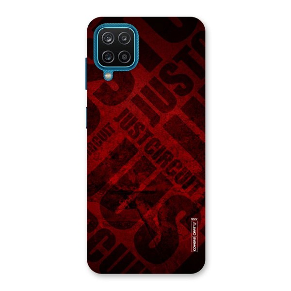 Just Circuit Back Case for Galaxy F12