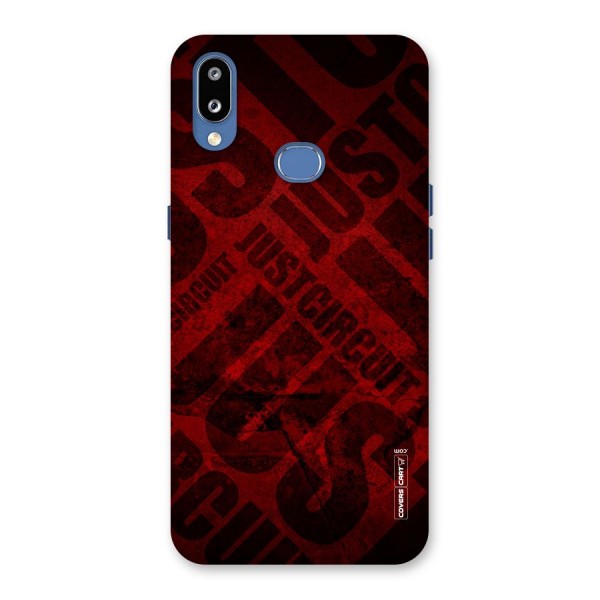 Just Circuit Back Case for Galaxy M01s