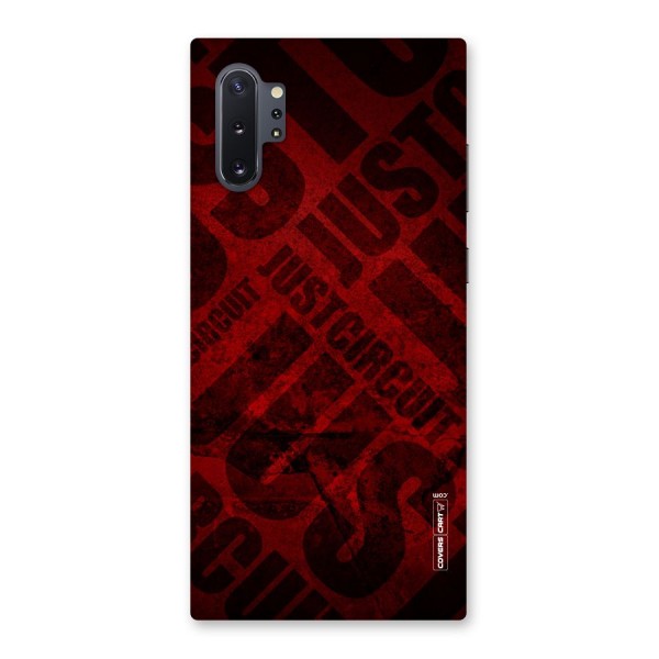 Just Circuit Back Case for Galaxy Note 10 Plus