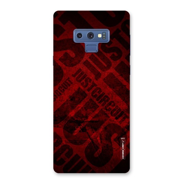 Just Circuit Back Case for Galaxy Note 9