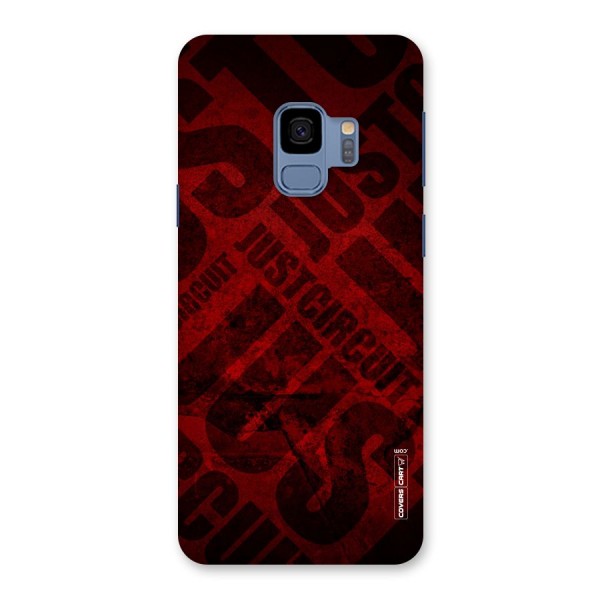 Just Circuit Back Case for Galaxy S9