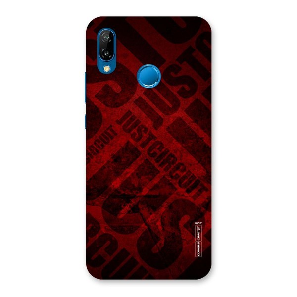 Just Circuit Back Case for Huawei P20 Lite