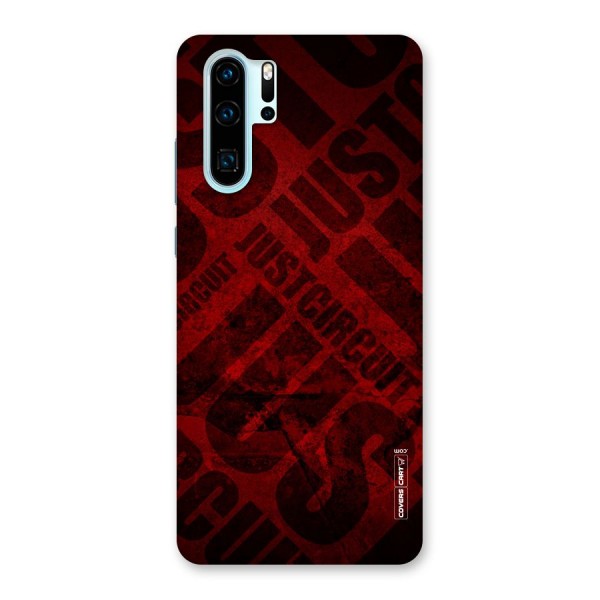 Just Circuit Back Case for Huawei P30 Pro