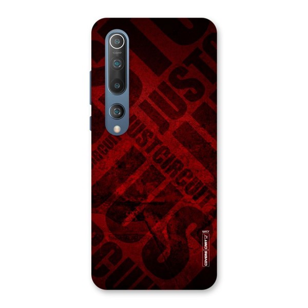 Just Circuit Back Case for Mi 10