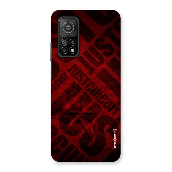 Just Circuit Back Case for Mi 10T Pro 5G