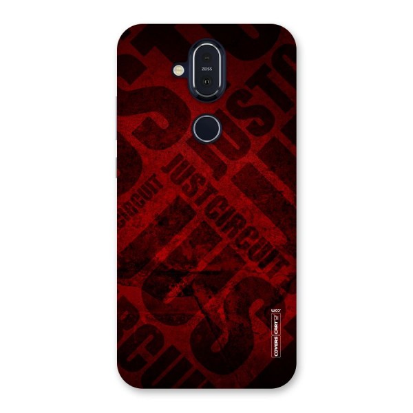 Just Circuit Back Case for Nokia 8.1