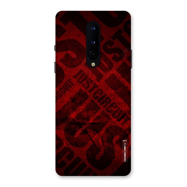 Just Circuit Back Case for OnePlus 8