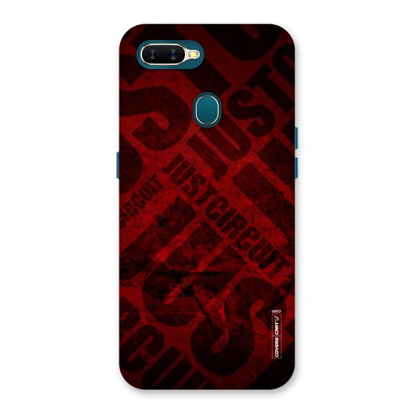 Just Circuit Back Case for Oppo A12