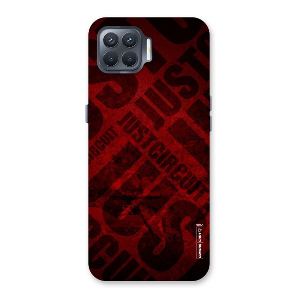 Just Circuit Back Case for Oppo F17 Pro