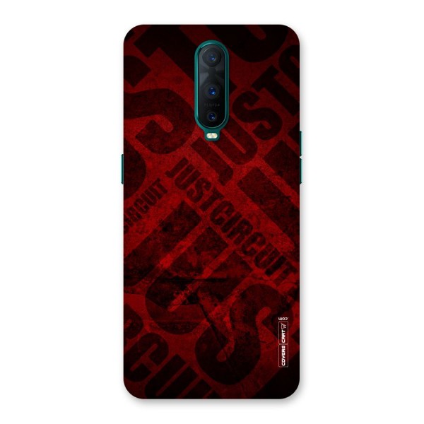 Just Circuit Back Case for Oppo R17 Pro