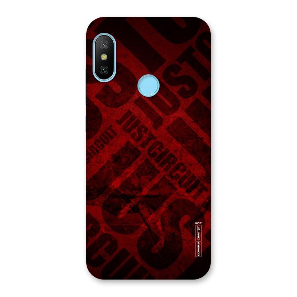 Just Circuit Back Case for Redmi 6 Pro