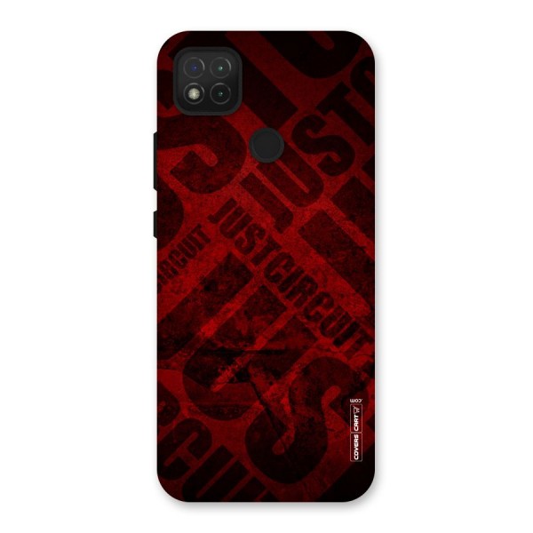 Just Circuit Back Case for Redmi 9C