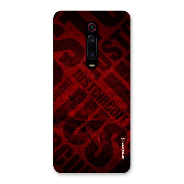 Just Circuit Back Case for Redmi K20 Pro