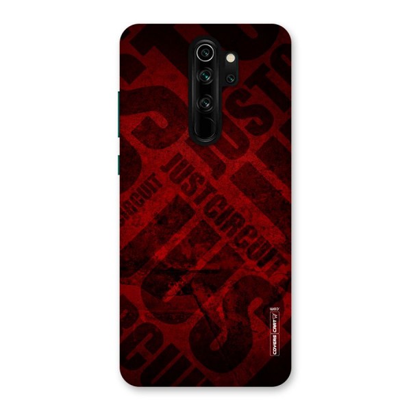 Just Circuit Back Case for Redmi Note 8 Pro