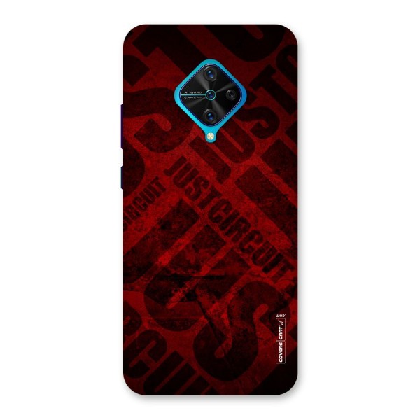 Just Circuit Back Case for Vivo S1 Pro