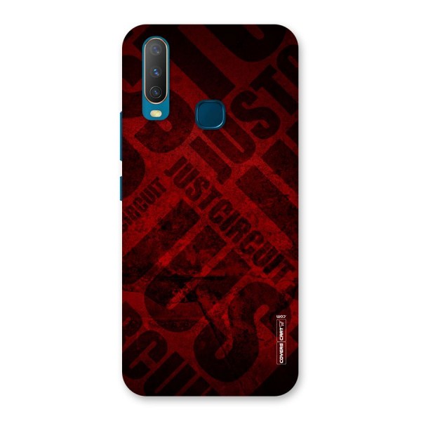 Just Circuit Back Case for Vivo U10