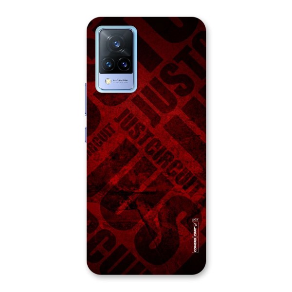 Just Circuit Back Case for Vivo V21 5G