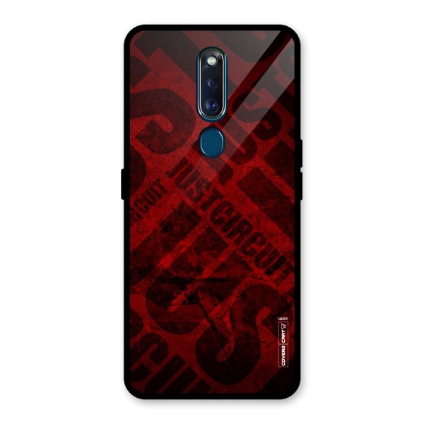 Just Circuit Glass Back Case for Oppo F11 Pro