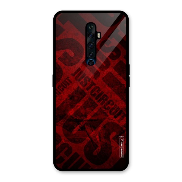 Just Circuit Glass Back Case for Oppo Reno2 Z