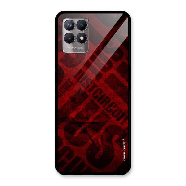 Just Circuit Glass Back Case for Realme 8i