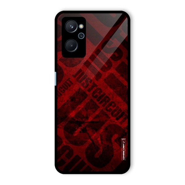 Just Circuit Glass Back Case for Realme 9i