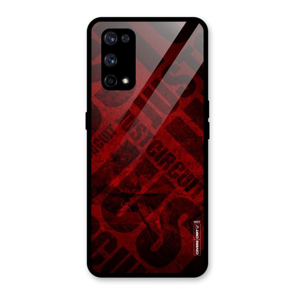 Just Circuit Glass Back Case for Realme X7 Pro