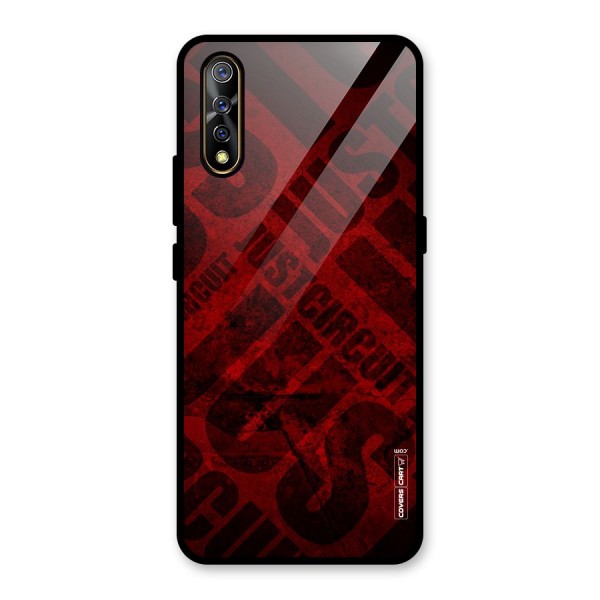 Just Circuit Glass Back Case for Vivo S1