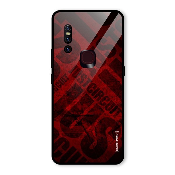 Just Circuit Glass Back Case for Vivo V15