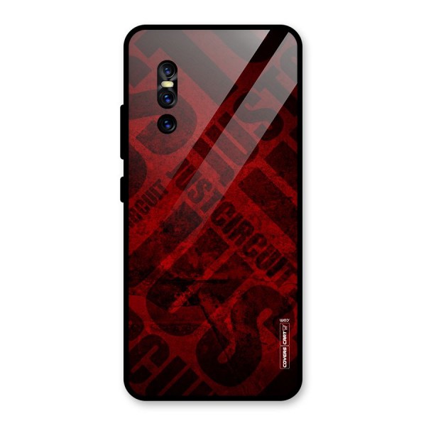 Just Circuit Glass Back Case for Vivo V15 Pro