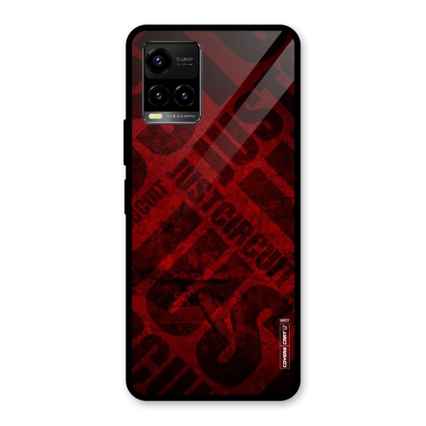 Just Circuit Glass Back Case for Vivo Y21 2021