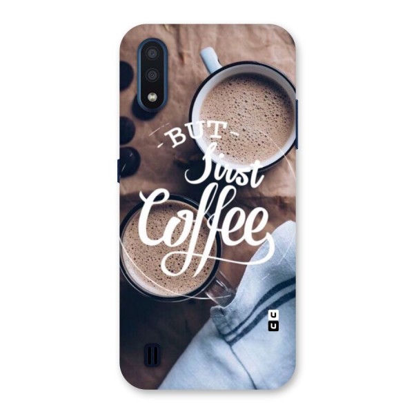 Just Coffee Back Case for Galaxy M01