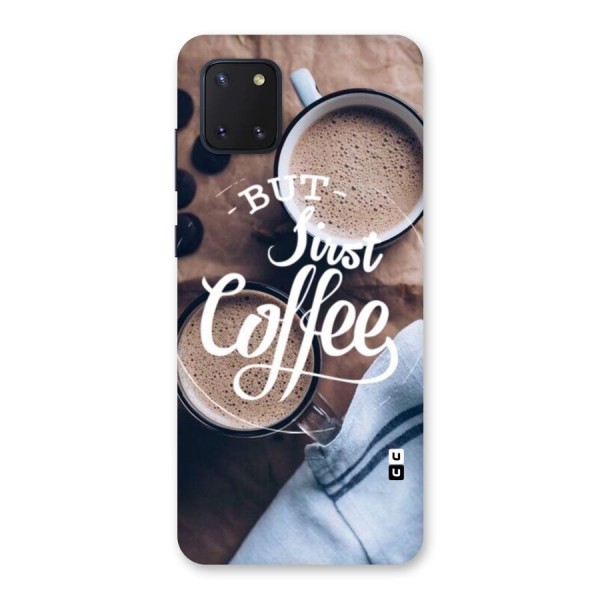 Just Coffee Back Case for Galaxy Note 10 Lite