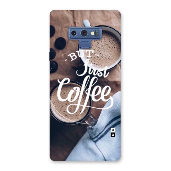 Just Coffee Back Case for Galaxy Note 9