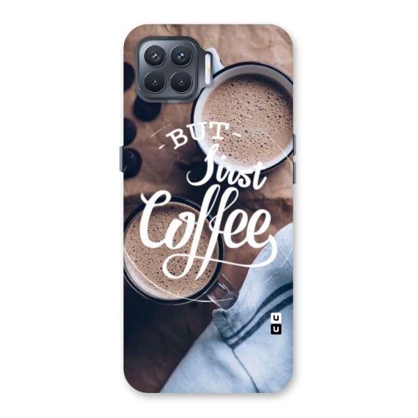 Just Coffee Back Case for Oppo F17 Pro