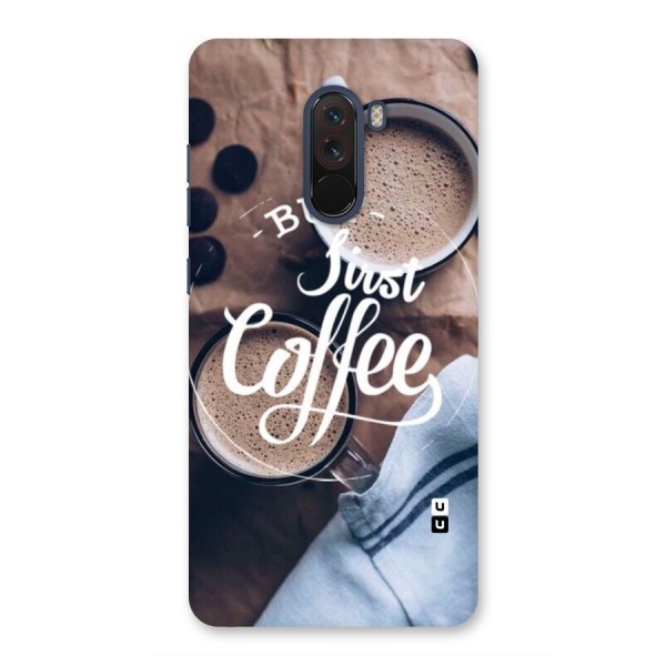 Just Coffee Back Case for Poco F1