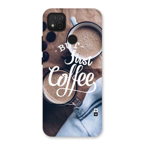 Just Coffee Back Case for Redmi 9C