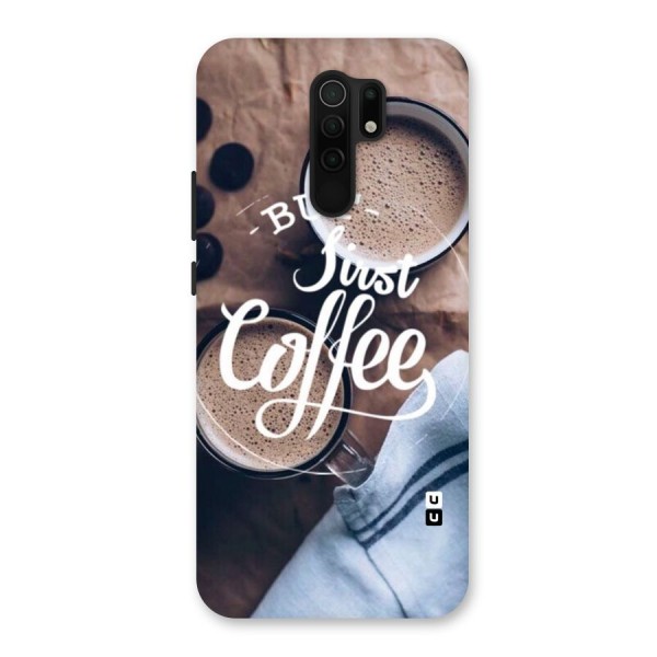 Just Coffee Back Case for Redmi 9 Prime