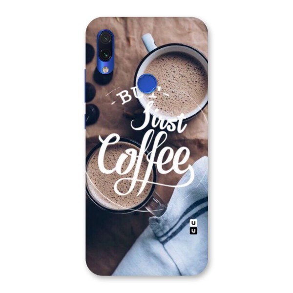 Just Coffee Back Case for Redmi Note 7