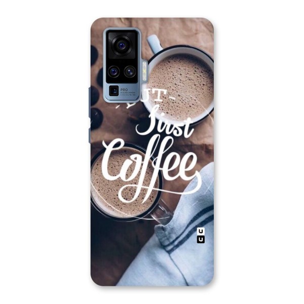 Just Coffee Back Case for Vivo X50 Pro