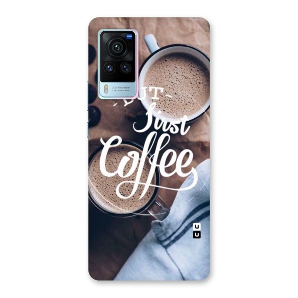 Just Coffee Back Case for Vivo X60 Pro