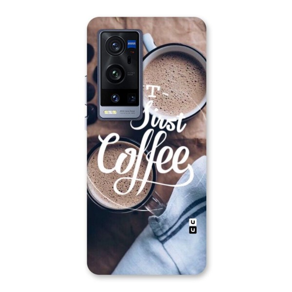 Just Coffee Back Case for Vivo X60 Pro Plus