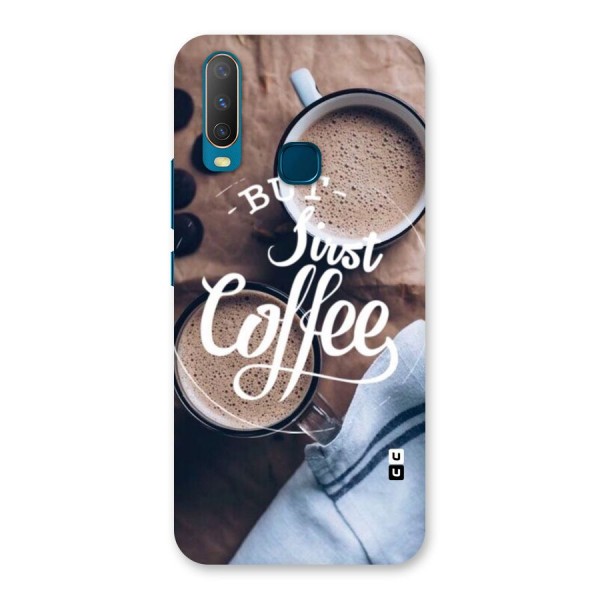 Just Coffee Back Case for Vivo Y12