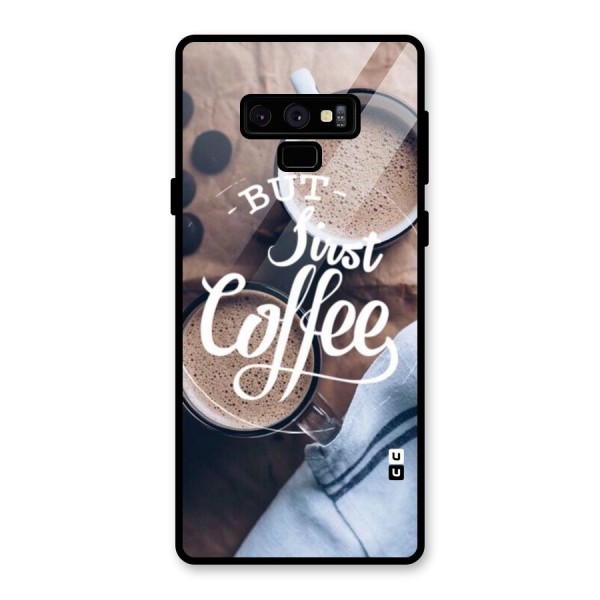 Just Coffee Glass Back Case for Galaxy Note 9