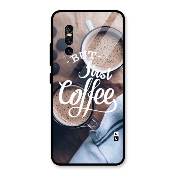 Just Coffee Glass Back Case for Vivo V15 Pro