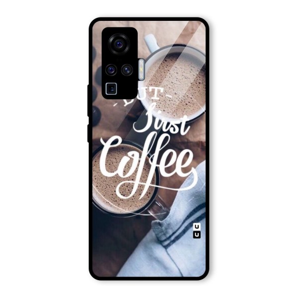 Just Coffee Glass Back Case for Vivo X50 Pro